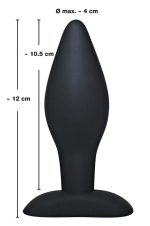 Black Velvets Large Plug - obrazek 5