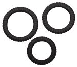 Lust 3 Cock Rings black - obrazek 3