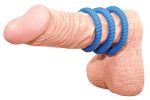 Lust 3 Cock Rings blue - obrazek 3