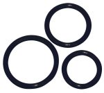 Silicone Cock Ring set 3 pcs - obrazek 2