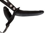 Double Strap On Black Silicone - obrazek 4