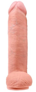 King Cock with balls 12 inch - obrazek 3