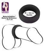 Black Velvets Cock Ring 2.6 cm - obrazek 6