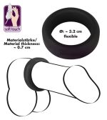 Black Velvets Cock Ring 3.2 cm - obrazek 6