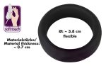 Black Velvets Cock Ring 3.8 cm - obrazek 7