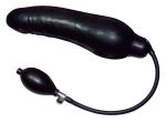 Inflatable latex dildo - obrazek 3
