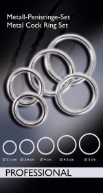 Bad Kitty Set of 5 Metal Rings - obrazek 7
