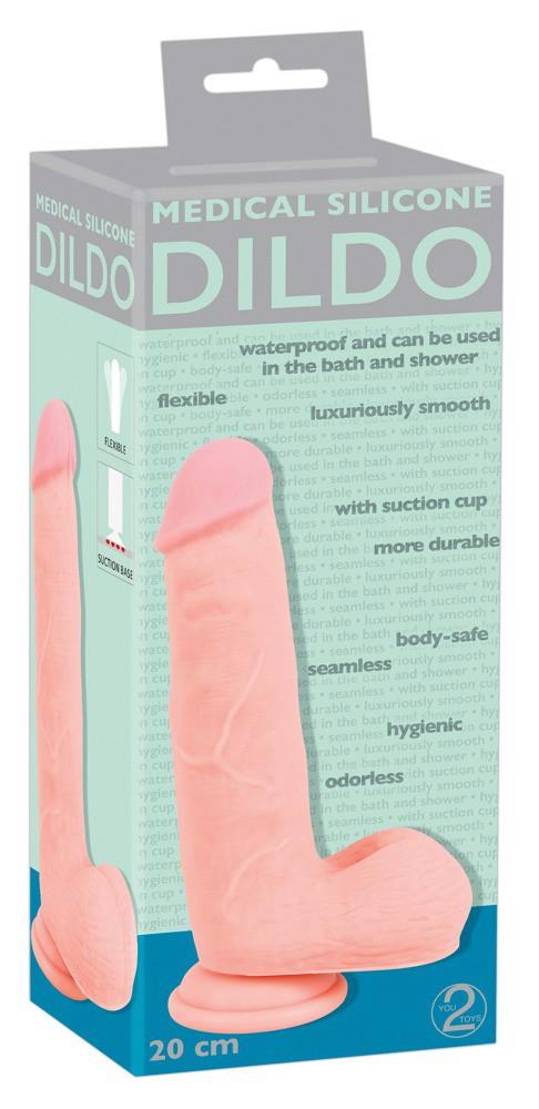 42-05266810000 Medical Silicone Dildo 20 cm - obrazek 1
