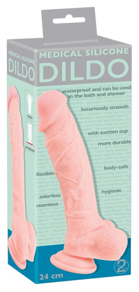 42-05266900000 Medical Silicone Dildo 24 cm - obrazek 1