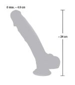 Medical Silicone Dildo 24 cm - obrazek 8