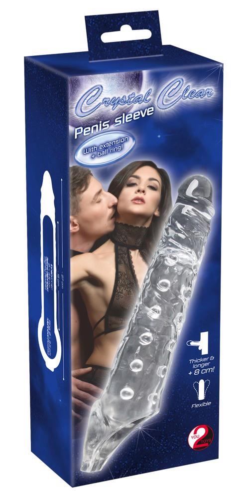 42-05319100000 Crystal Clear Penis Sleeve - obrazek 1