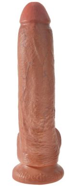 King Cock 9 inch Balls Tan - obrazek 3