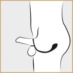 Black Velvets Cock + Ball ring - obrazek 9