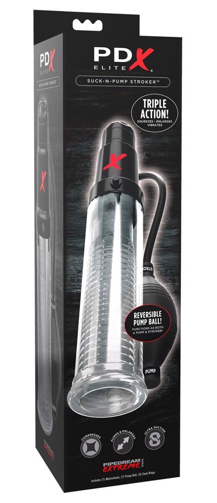 42-05335050000 PDX ELITE Suck-N-Pump Stroker - obrazek 1