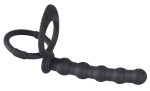 Black Velvets Cock & ball ring - obrazek 2
