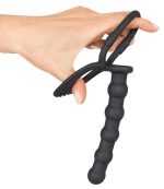 Black Velvets Cock & ball ring - obrazek 6