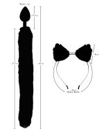 Bad Kitty Pet Play Plug & Ears - obrazek 9