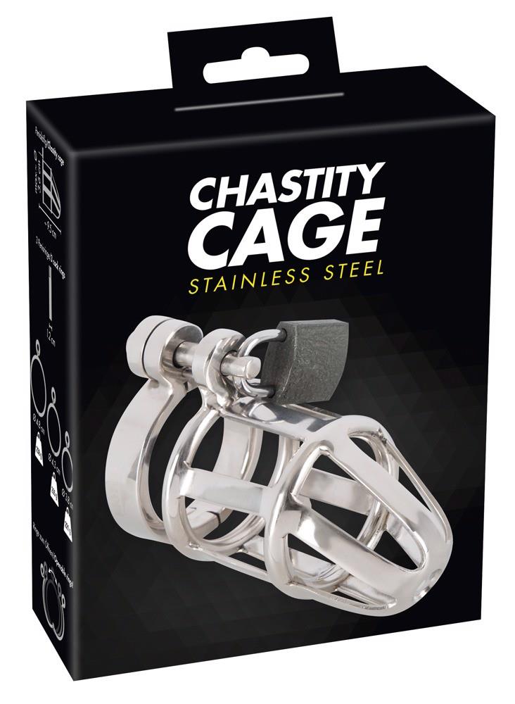 42-05370200000 Chastity Cage Stainless Steel - obrazek 1