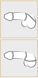 Metallic Silicone Cock ring se - obrazek 9