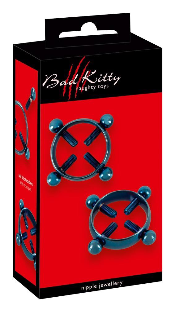 42-05394140000 Bad Kitty Nipple Jewellery Bl - obrazek 1