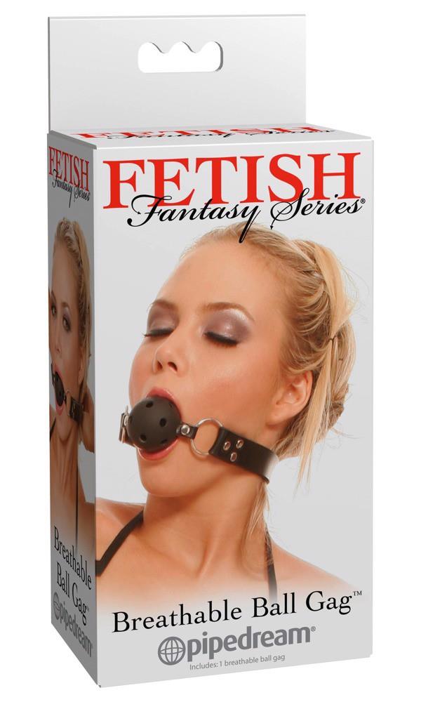 42-05401700000 FFS Breathable Ball Gag Black - obrazek 1