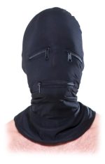 FFS Zipper Face Hood Black - obrazek 2