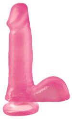 BRW 6" Dong Suction Cup Pink - obrazek 2