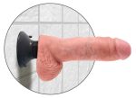 KC 8" Vibrating Cock with Ball - obrazek 4