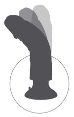 KC 8" Vibrating Cock with Ball - obrazek 7