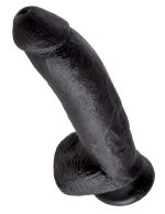 KC 9" Cock with Balls Dark - obrazek 5