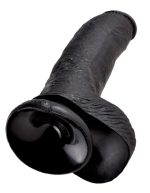 KC 9" Cock with Balls Dark - obrazek 6