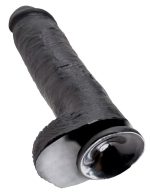 KC 11" Cock with Balls Dark - obrazek 5