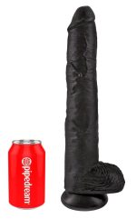 King Cock 14" Cock w Balls Dar - obrazek 2