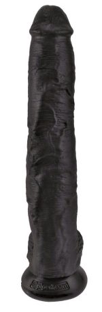 King Cock 14" Cock w Balls Dar - obrazek 3