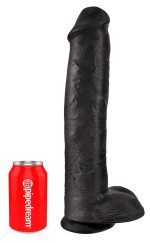 King Cock 15" Cock w Balls Dar - obrazek 2