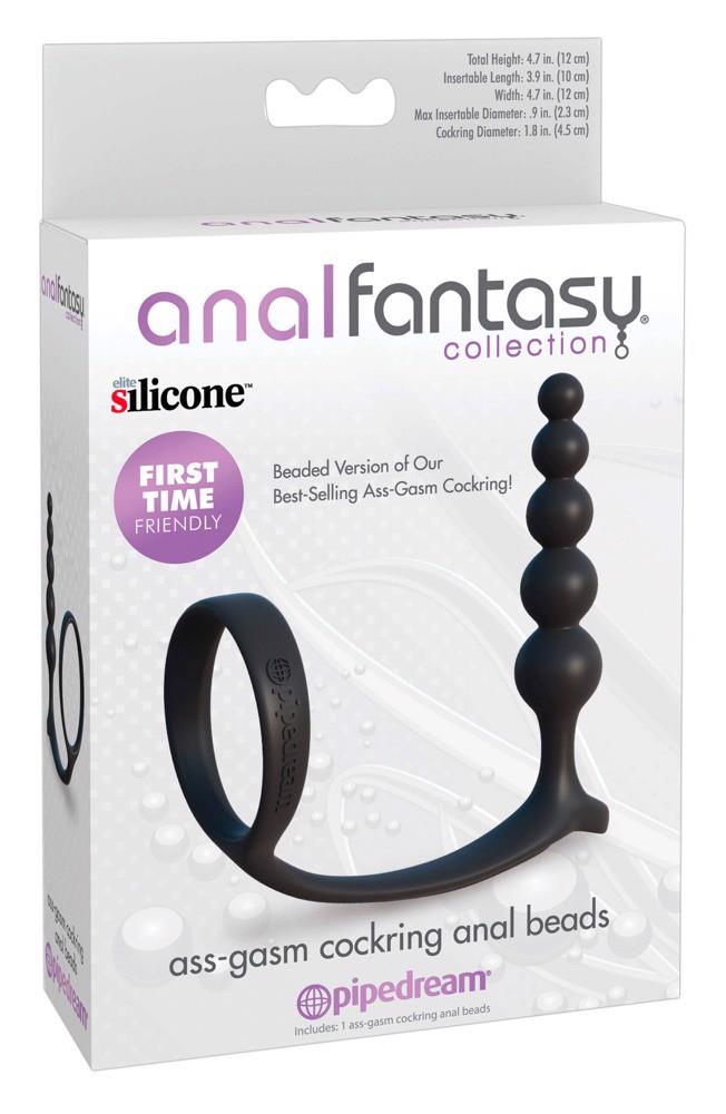 42-05458050000 AF Ass-Gasm Cockring Anal Bead - obrazek 1