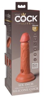 KCE 6 DD Vibrating Cock Tan - obrazek 7
