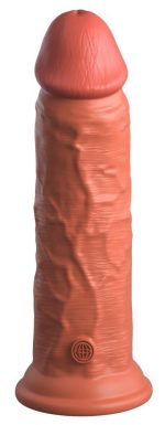 KCE 8 DD Vibrating Cock Tan - obrazek 3