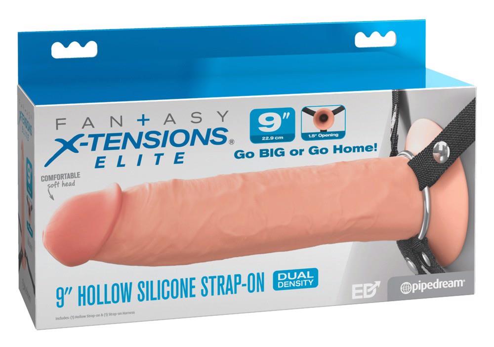 42-05481970000 FXTE 9" Hollow Strap-On Dual - obrazek 1