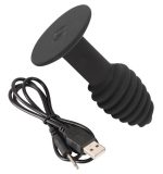 Black Velvets Twist butt plug - obrazek 7