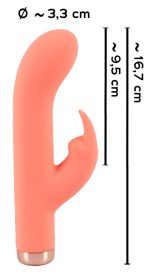 Peachy Mini Rabbit Vibrator - obrazek 9