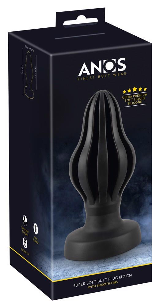 42-05554280000 ANOS Super Soft Butt Plug 7 cm - obrazek 1