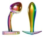 Anos Metal Butt Plug Set Rainb - obrazek 2