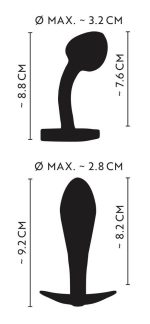 Anos Metal Butt Plug Set Rainb - obrazek 7