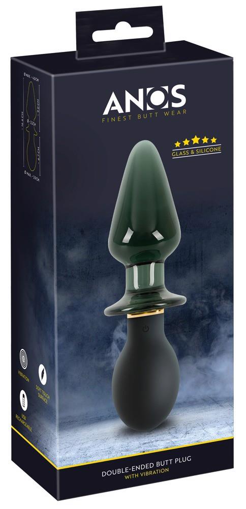 42-05577490000 ANOS Double-Ended Butt Plug with Vibration - obrazek 1
