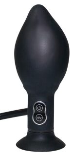 True Black Vibrating Butt Plug - obrazek 5