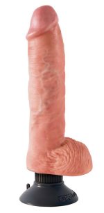 King Cock 10inch Vibr./w.balls - obrazek 2