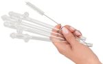 Glass Drinking Straw Willy x 4 - obrazek 4