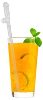 Glass Drinking Straw Willy x 4 - obrazek 8