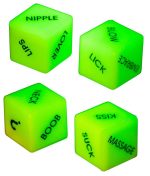 Dice "Glow-in-the-dark" Engl. - obrazek 2
